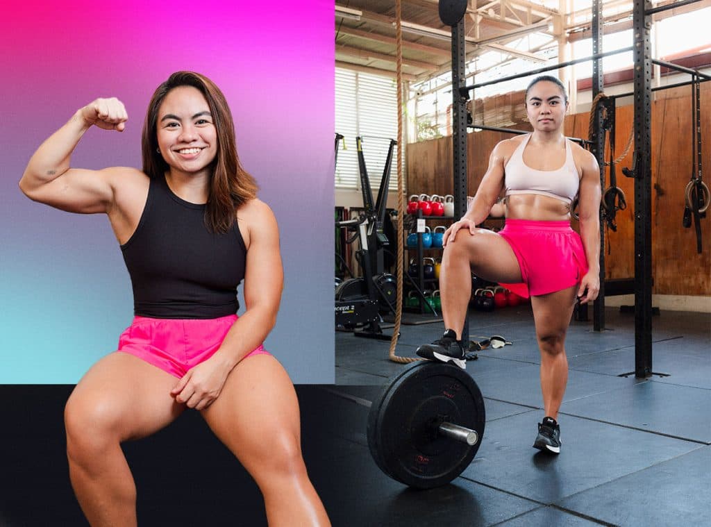 Aliana Lao training in the gym
