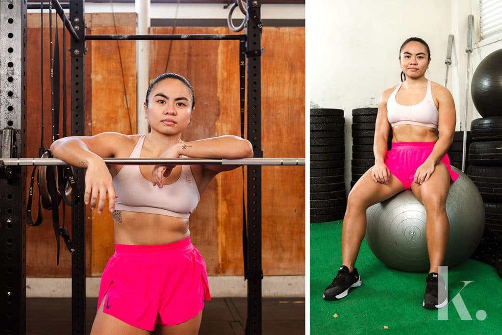 Aliana Lao at her training gym